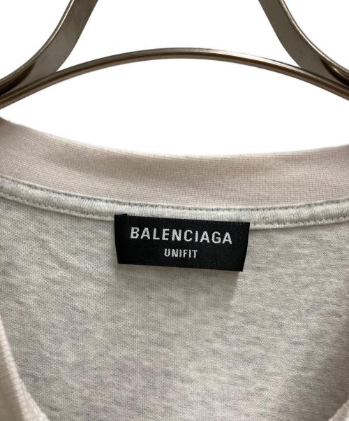 BALENCIAGA（バレンシアガ）BALENCIAGA (バレンシアガ) ダメージ加工リメイクTシャツ ホワイト サイズ:5の古着・服飾アイテム