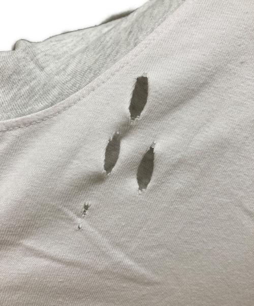 BALENCIAGA（バレンシアガ）BALENCIAGA (バレンシアガ) ダメージ加工リメイクTシャツ ホワイト サイズ:5の古着・服飾アイテム