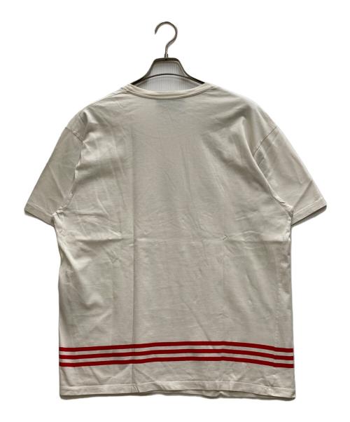 GUCCI（グッチ）GUCCI (グッチ) adidas (アディダス) Cotton Jersey T-shirt ホワイト サイズ:XLの古着・服飾アイテム