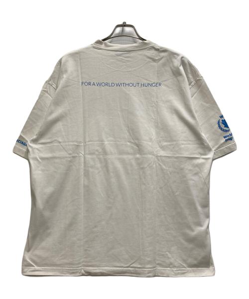 BALENCIAGA（バレンシアガ）BALENCIAGA (バレンシアガ) WFPロゴプリントTシャツ ホワイト サイズ:XXLの古着・服飾アイテム