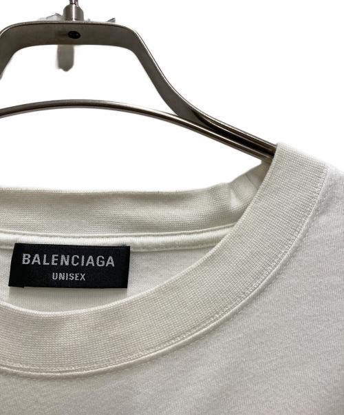 BALENCIAGA（バレンシアガ）BALENCIAGA (バレンシアガ) WFPロゴプリントTシャツ ホワイト サイズ:XXLの古着・服飾アイテム