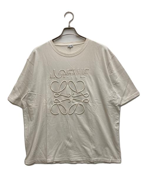 LOEWE（ロエベ）LOEWE (ロエベ) アナグラムロゴTシャツ ホワイト サイズ:XLの古着・服飾アイテム