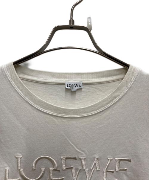 LOEWE（ロエベ）LOEWE (ロエベ) アナグラムロゴTシャツ ホワイト サイズ:XLの古着・服飾アイテム