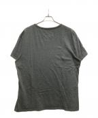 Maison Margielaメゾンマルジェラ）の古着「コットンジャージーメランジクルーネックS/Sロゴカットソー」｜グレー