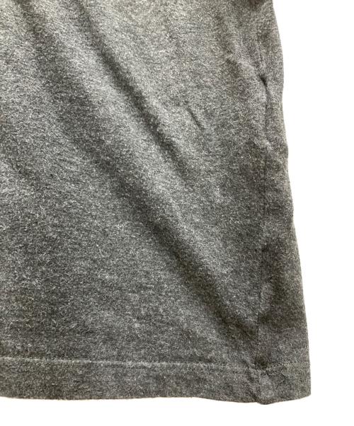 Maison Margiela（メゾンマルジェラ）Maison Margiela (メゾンマルジェラ) コットンジャージーメランジクルーネックS/Sロゴカットソー グレー サイズ:SIZE 52の古着・服飾アイテム