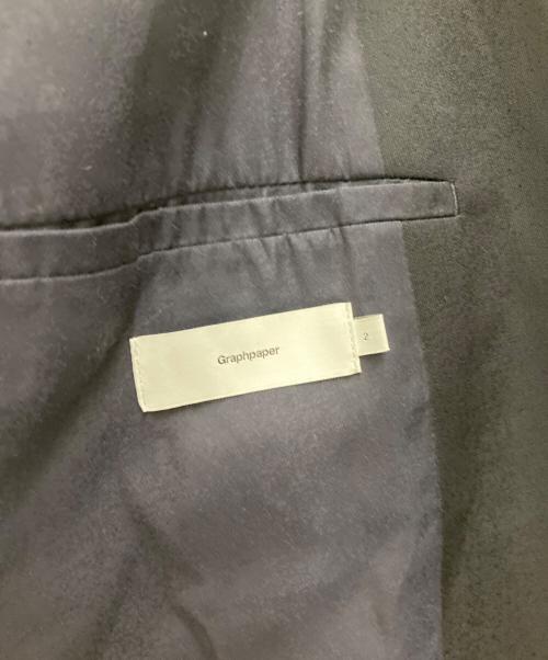 Graphpaper（グラフペーパー）Graphpaper (グラフペーパー) SELVAGE WOOL JACKET ネイビー サイズ:2の古着・服飾アイテム