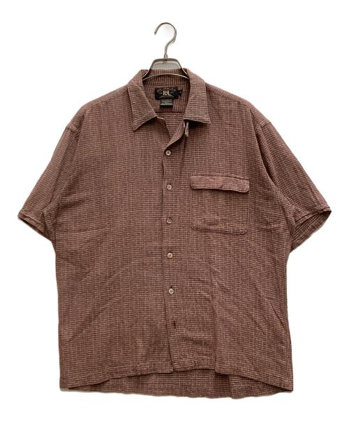 RRL（ダブルアールエル）RRL (ダブルアールエル) 90`SチェックS/Sシャツ レッド サイズ:Mの古着・服飾アイテム