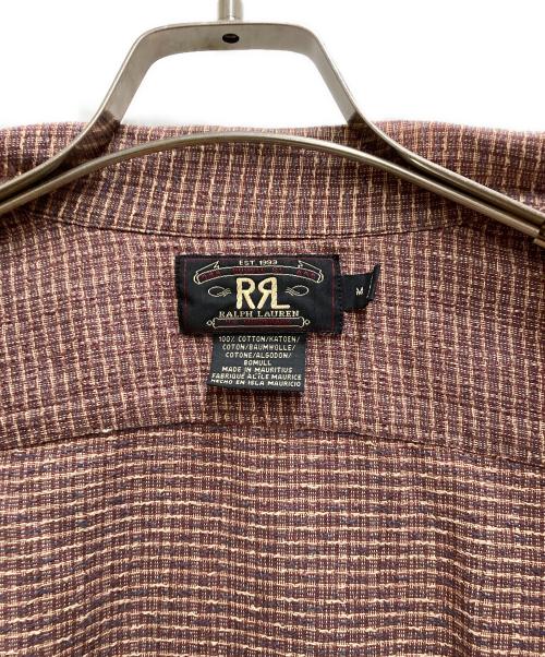 RRL（ダブルアールエル）RRL (ダブルアールエル) 90`SチェックS/Sシャツ レッド サイズ:Mの古着・服飾アイテム