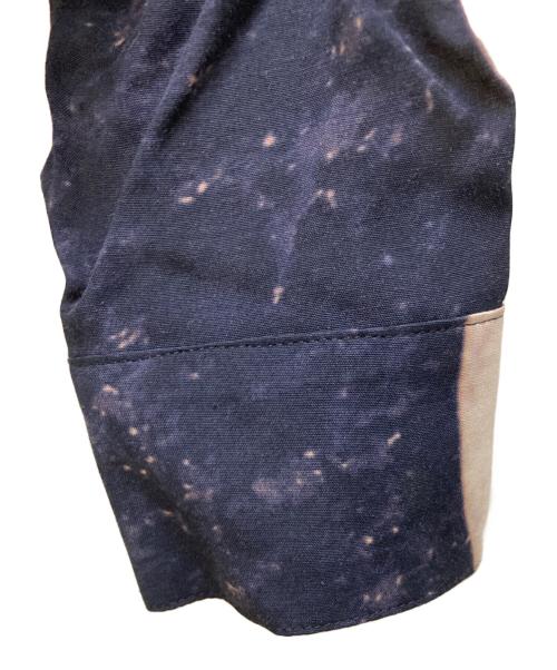 CHRISTIAN DADA（クリスチャンダダ）CHRISTIAN DADA (クリスチャンダダ) ARAKI PRINT OPEN COLLAR LONG SLEEVE SHIRT ネイビー サイズ:46の古着・服飾アイテム