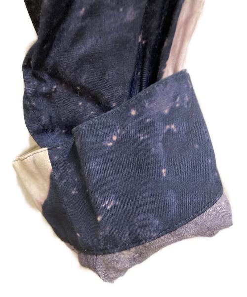 CHRISTIAN DADA（クリスチャンダダ）CHRISTIAN DADA (クリスチャンダダ) ARAKI PRINT OPEN COLLAR LONG SLEEVE SHIRT ネイビー サイズ:46の古着・服飾アイテム