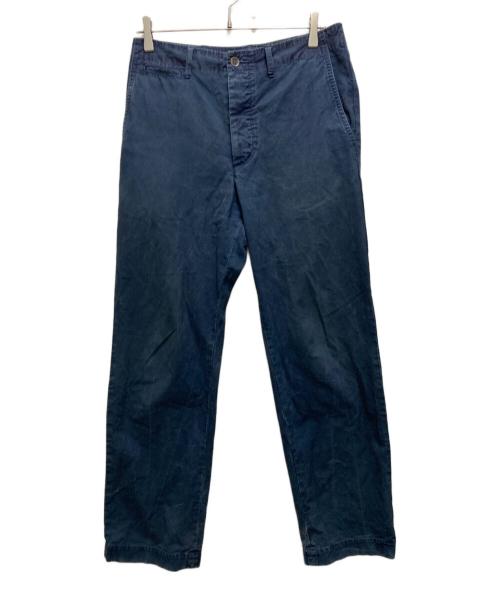 VISVIM（ビズビム）VISVIM (ビズビム) インディゴ染めチノパンツ ネイビー サイズ:2の古着・服飾アイテム