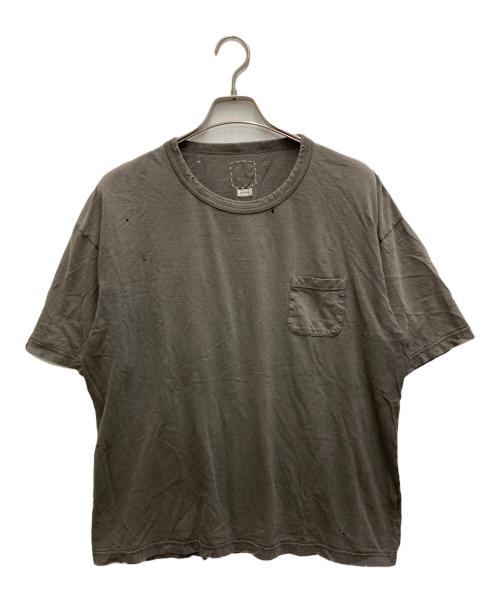 VISVIM（ビズビム）VISVIM (ビズビム) AMPLUS TEE S/S CRASH グレー サイズ:5の古着・服飾アイテム
