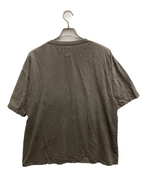 VISVIM（ビズビム）VISVIM (ビズビム) AMPLUS TEE S/S CRASH グレー サイズ:5の古着・服飾アイテム