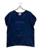 TAKAHIROMIYASHITA TheSoloIst.×TANGTANGタカヒロミヤシタ ザソロイスト×タンタン）の古着「ROLLプリント S/S TEE」｜ネイビー