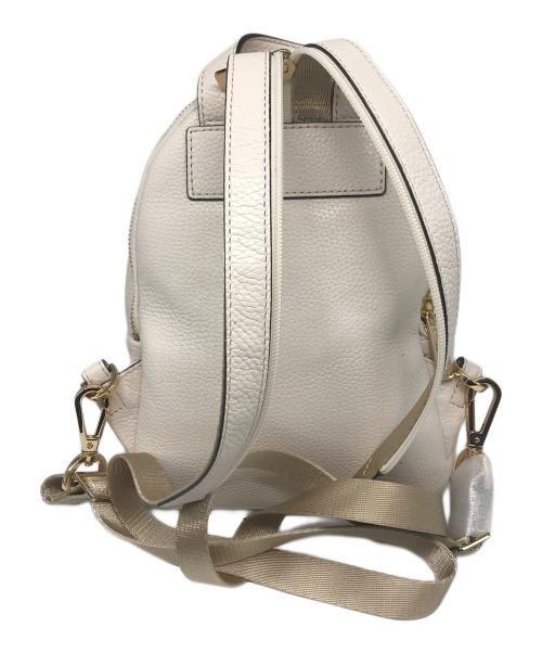 MICHAEL KORS（マイケル・コース）MICHAEL KORS (マイケルコース) ERIN SMALL BACKPACK ベージュの古着・服飾アイテム