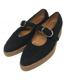 SYUMAN.（シュウマン）の古着「ツイードメリージェーン」｜ブラック