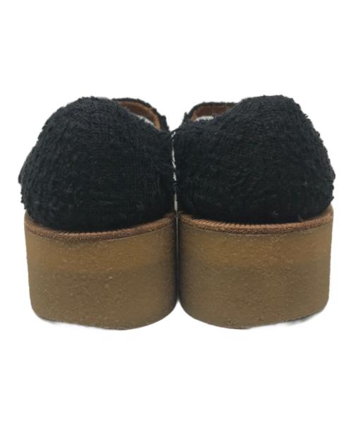 SYUMAN.（シュウマン）SYUMAN. (シュウマン) ツイードメリージェーン ブラック サイズ:不明の古着・服飾アイテム