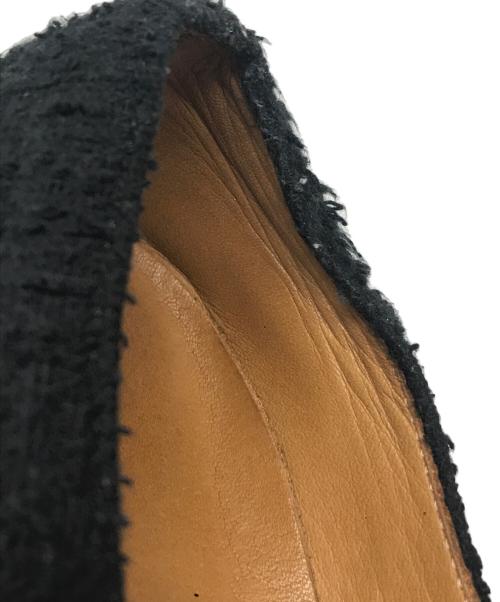 SYUMAN.（シュウマン）SYUMAN. (シュウマン) ツイードメリージェーン ブラック サイズ:不明の古着・服飾アイテム