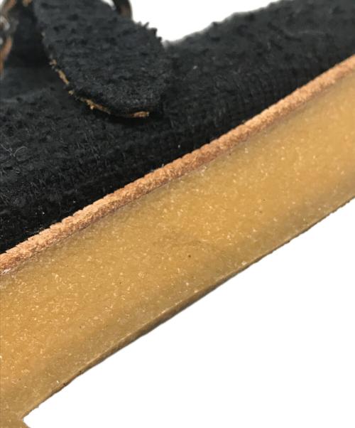 SYUMAN.（シュウマン）SYUMAN. (シュウマン) ツイードメリージェーン ブラック サイズ:不明の古着・服飾アイテム