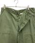 中古・古着 US ARMY (ユーエスアーミー) 60'S 1stベイカーパンツ カーキ サイズ:96cm (W38)：18000円