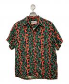 WACKO MARIAワコマリア）の古着「LEOPARD HAWAIIAN SHIRT」｜グリーン×レッド