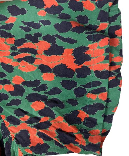 WACKO MARIA（ワコマリア）WACKO MARIA (ワコマリア) LEOPARD HAWAIIAN SHIRT グリーン×レッド サイズ:Ⅿの古着・服飾アイテム