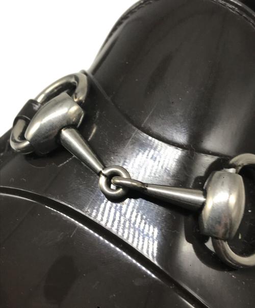 GUCCI（グッチ）GUCCI (グッチ) PVCビットローファー ブラウン サイズ:6の古着・服飾アイテム