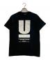 UNDERCOVER（アンダーカバー）の古着「UロゴプリントTシャツ」｜ブラック