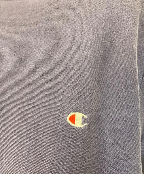 Champion（チャンピオン）Champion (チャンピオン) 90s 目つき REVERSEWEAVE パープル サイズ:Ⅼの古着・服飾アイテム