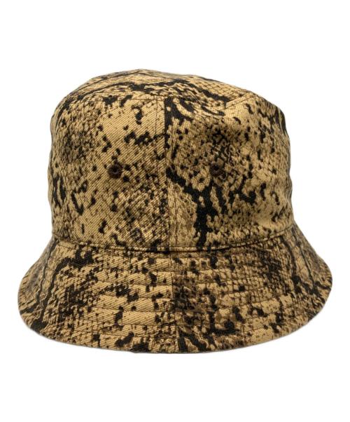 stussy（ステューシー）stussy (ステューシー) Stock Lock Deep Bucket Hat ブラウン サイズ:L-XLの古着・服飾アイテム