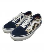 VANS×SUPREMEヴァンズ×シュプリーム）の古着「Leopard Old Skool」｜ネイビー