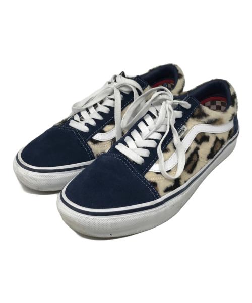 VANS（ヴァンズ）VANS (バンズ) Supreme (シュプリーム) Leopard Old Skool ネイビー サイズ:27㎝の古着・服飾アイテム
