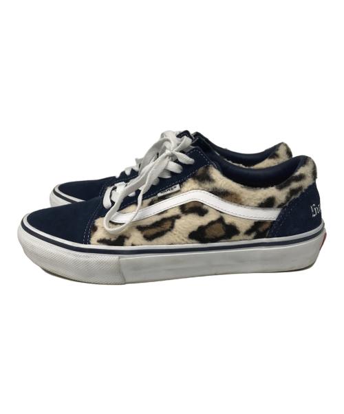 VANS（ヴァンズ）VANS (バンズ) Supreme (シュプリーム) Leopard Old Skool ネイビー サイズ:27㎝の古着・服飾アイテム