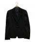 YOHJI YAMAMOTO（ヨウジヤマモト）の古着「ロープ留めテーラードジャケット」｜ブラック