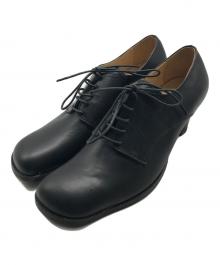 Y's（ワイズ）の古着「スクエアトゥヒールドレスシューズ」｜ブラック