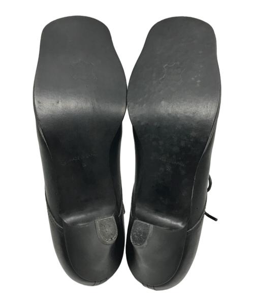 Y's（ワイズ）Y's (ワイズ) スクエアトゥヒールドレスシューズ ブラック サイズ:Sの古着・服飾アイテム