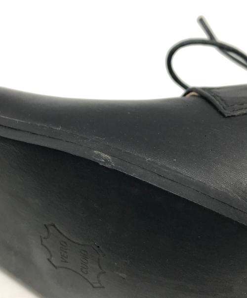 Y's（ワイズ）Y's (ワイズ) スクエアトゥヒールドレスシューズ ブラック サイズ:Sの古着・服飾アイテム