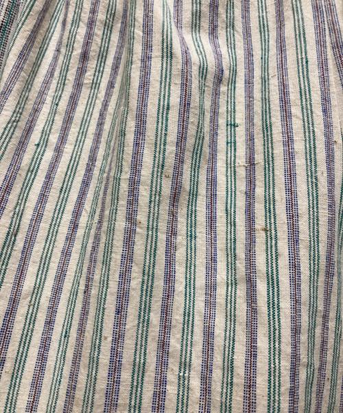 This Uniform（ディスユニフォーム）This Uniform (ディスユニフォーム) Long Stripe Boxer Shorts グリーン×ネイビー サイズ:不明の古着・服飾アイテム