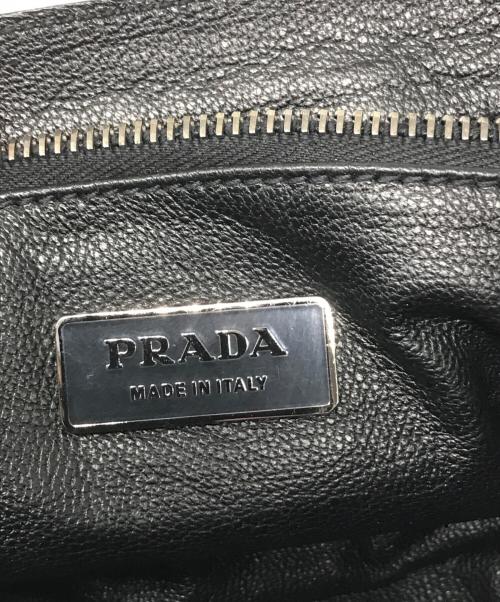 PRADA（プラダ）PRADA (プラダ) SKIPPER STARリザードワンショルダーバッグ ベージュの古着・服飾アイテム