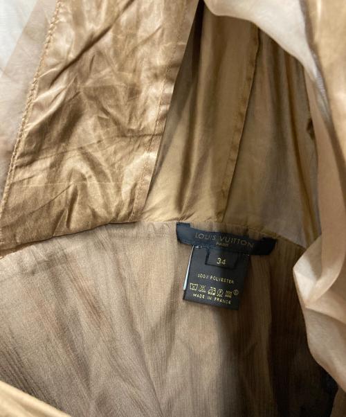 LOUIS VUITTON（ルイ ヴィトン）LOUIS VUITTON (ルイ ヴィトン) モノグラムレースキャミドレス ブラウン サイズ:34の古着・服飾アイテム