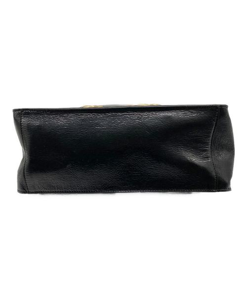 STELLA McCARTNEY（ステラマッカートニー）STELLA McCARTNEY (ステラマッカートニー) PVCレザー2WAYトートバッグ ブラックの古着・服飾アイテム