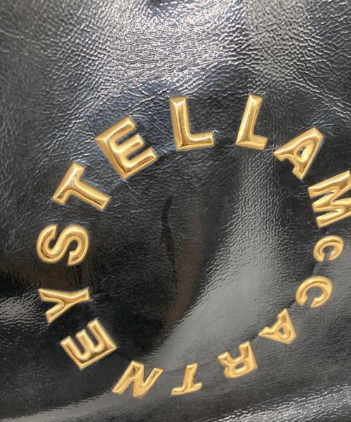 STELLA McCARTNEY（ステラマッカートニー）STELLA McCARTNEY (ステラマッカートニー) PVCレザー2WAYトートバッグ ブラックの古着・服飾アイテム