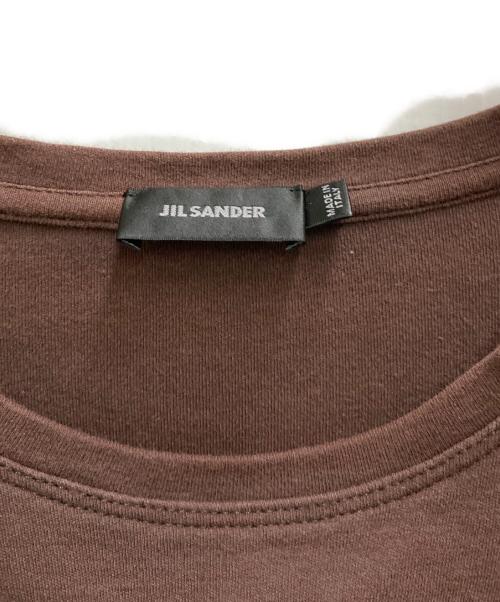 JIL SANDER（ジルサンダー）JIL SANDER (ジルサンダー) Tシャツ ブラウン サイズ:Ⅿの古着・服飾アイテム