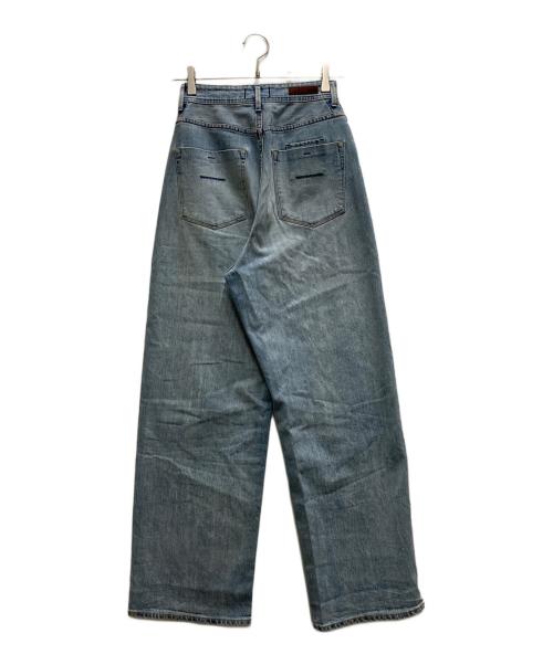 YANUK（ヤヌーク）YANUK (ヤヌーク) ルーズストレート JOAN ネイビー サイズ:W23の古着・服飾アイテム