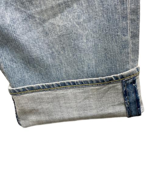 YANUK（ヤヌーク）YANUK (ヤヌーク) ルーズストレート JOAN ネイビー サイズ:W23の古着・服飾アイテム