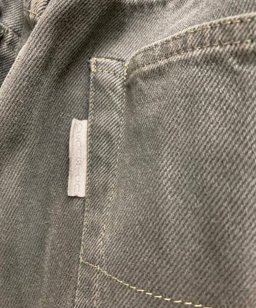 NEON SIGN（ネオンサイン）NEON SIGN (ネオンサイン) W BLACK WIDE DENIM SLACKS グレー サイズ:42の古着・服飾アイテム