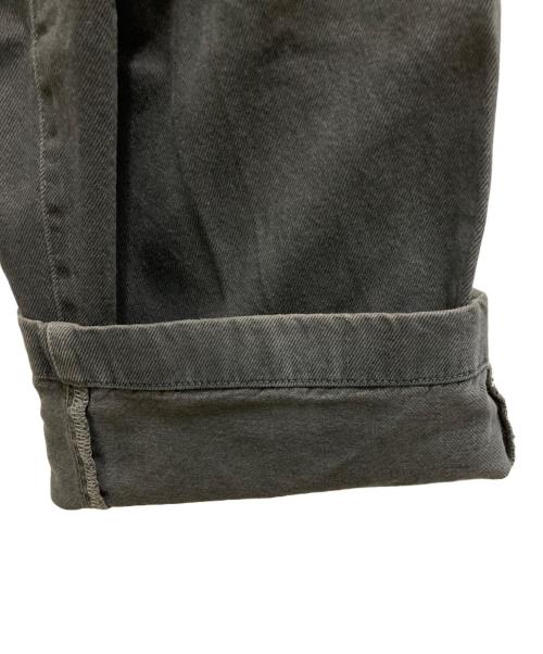 NEON SIGN（ネオンサイン）NEON SIGN (ネオンサイン) W BLACK WIDE DENIM SLACKS グレー サイズ:42の古着・服飾アイテム