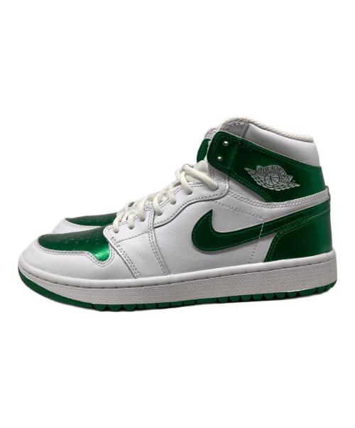 NIKE（ナイキ）NIKE (ナイキ) Air Jordan 1 High Golf ホワイト×グリーン サイズ:US 8 1/2の古着・服飾アイテム