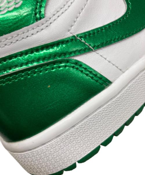 NIKE（ナイキ）NIKE (ナイキ) Air Jordan 1 High Golf ホワイト×グリーン サイズ:US 8 1/2の古着・服飾アイテム