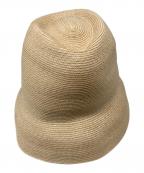 Mame Kurogouchi×kijima takayukiマメクロゴウチ×キジマタカユキ）の古着「BLADE TOP CROWN CLOCHE HAT」｜ベージュ